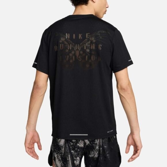 Nike Running Division Moth See Through Tee Shirt S Black Dri-Fit ADV FQ3091-010 - Picture 3 of 16